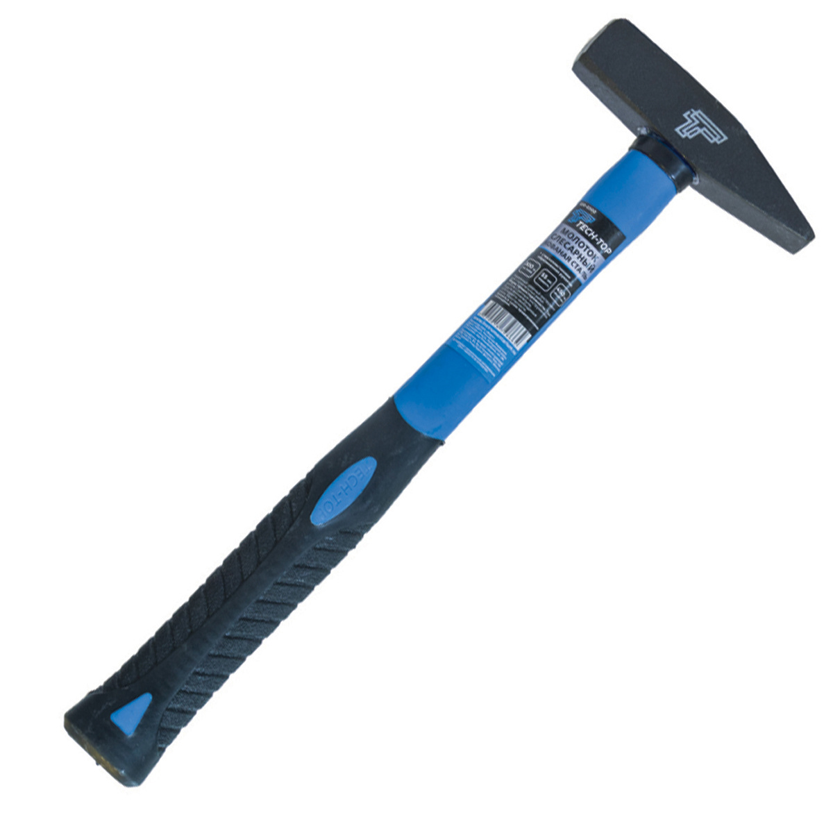 Молоток кованый  "tech-top" пласт. обрезин. ручка  800 г (1/6/24)  120-0800