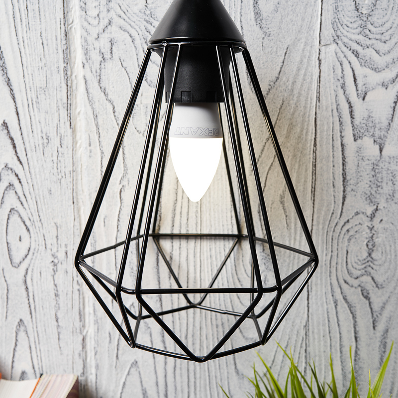 Лампа светодиодная "rexant" свеча (cn) 11,5w 4000 k 1093 лм  e27, нейтрал. свет (10/100) 604-030