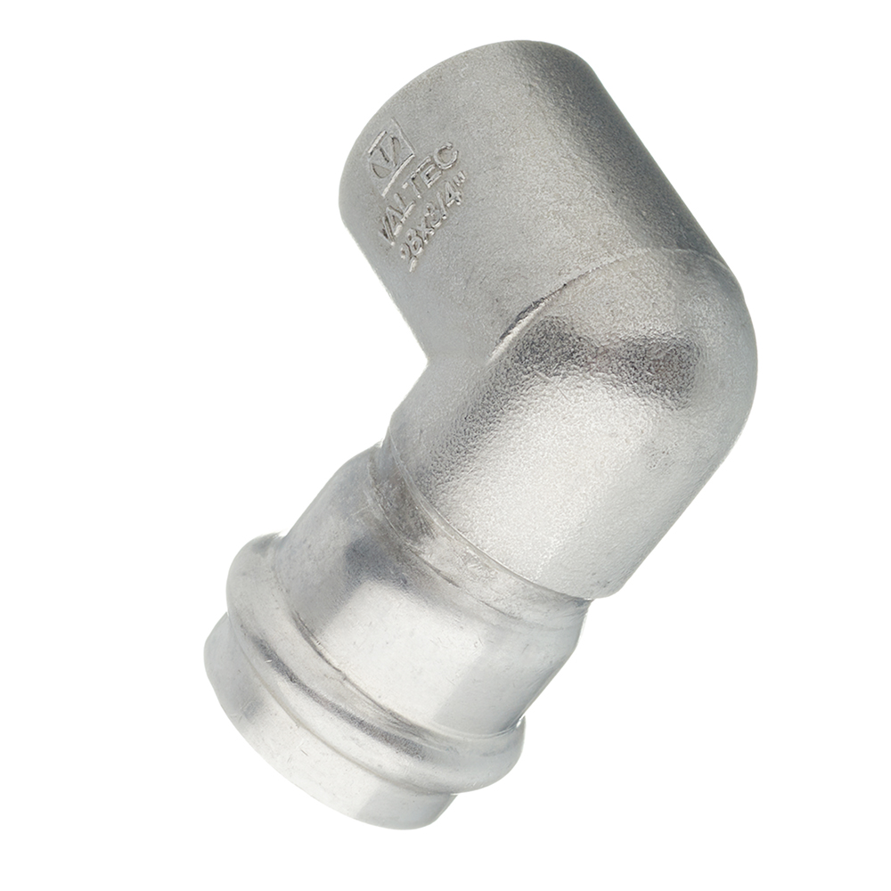 Угол В-пресс 28 х 3/4" нержавеющая сталь VALTEC