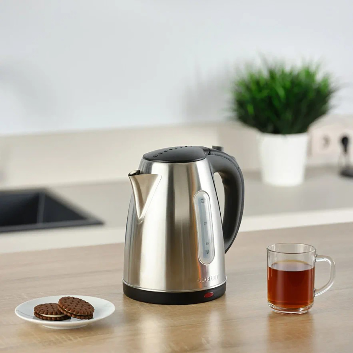 Чайник электр. sc-ek21s97 2 л сталь (1/8) "scarlett"