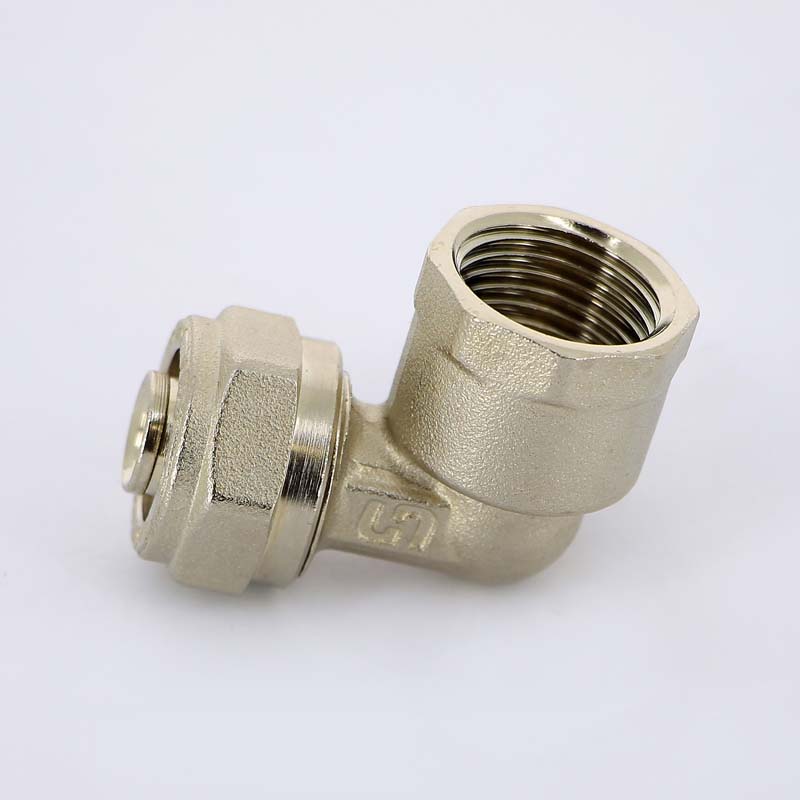 Угол обжимной ВР 16 х 1/2" 90° UNI-FITT для м/п труб