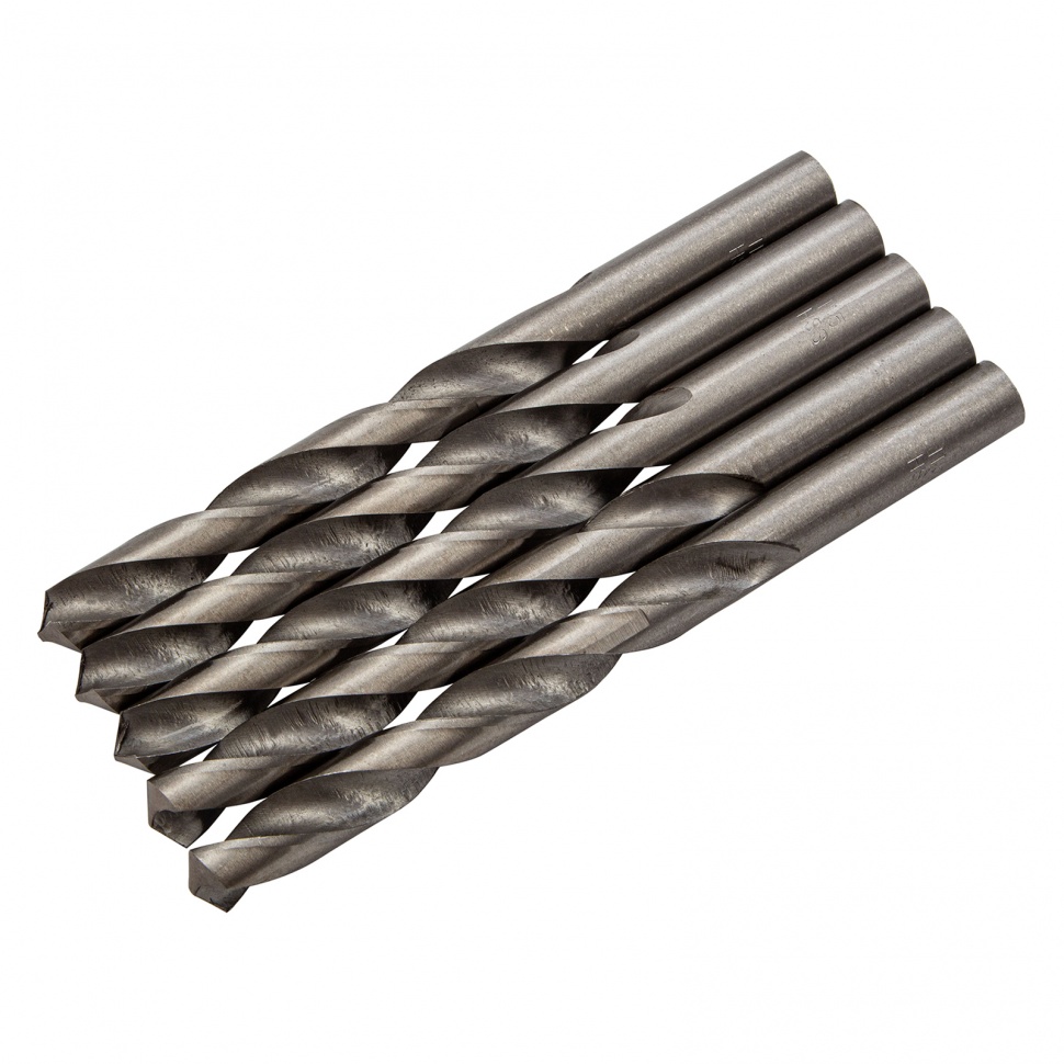 Сверло по металлу, 11.5 мм, полированное, HSS, 5 шт, цилиндрический хвостовик Matrix (72015)