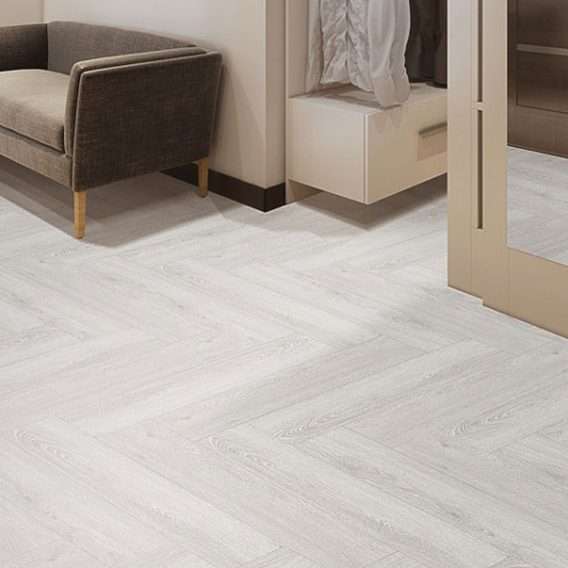 SPC Ламинат Floor Factor SPC Herringbone HB02 White Smoke Oak
