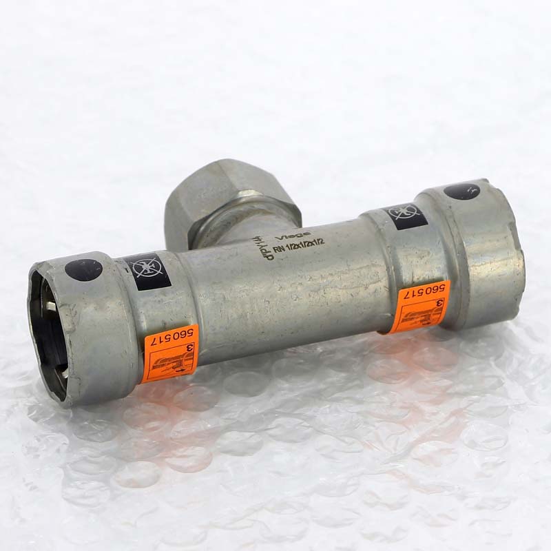 Тройник пресс-В оцинкованная сталь Megapress VIEGA 1/2" х Rp 1/2" х 1/2"