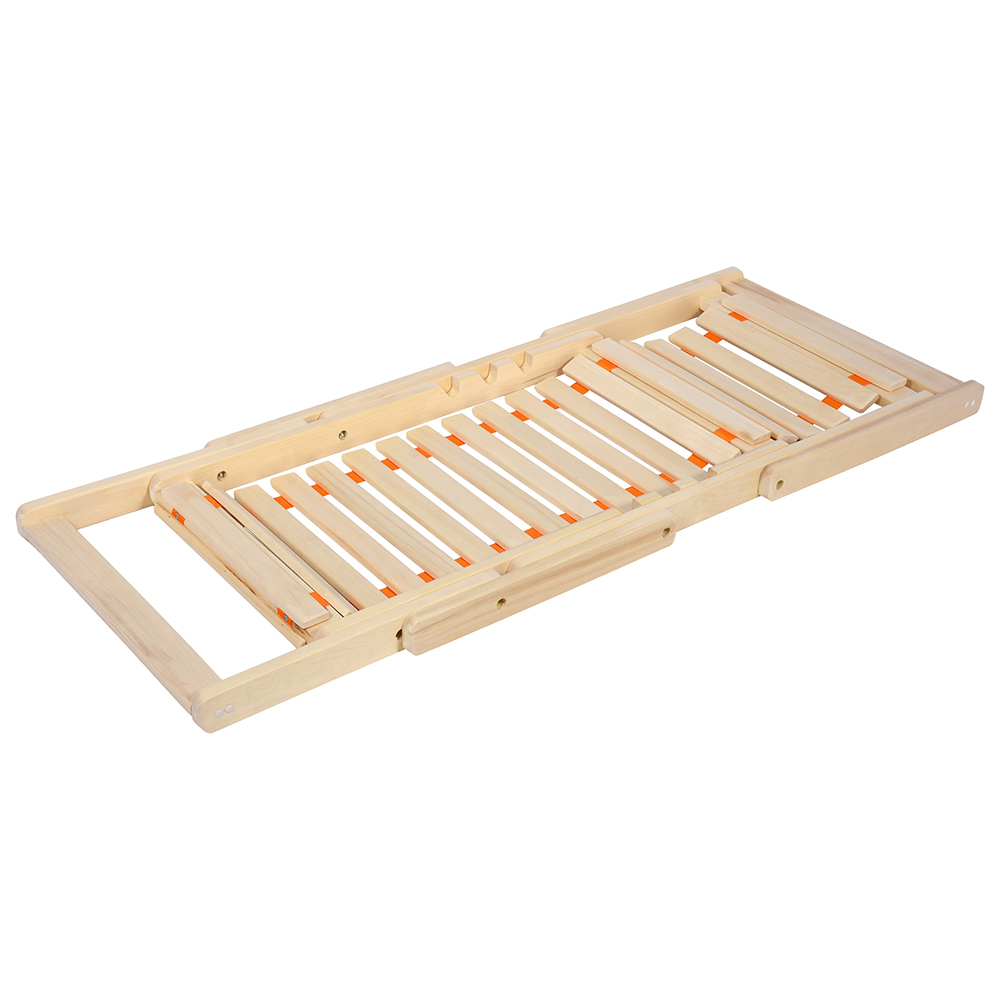 Шезлонг складной с подлокотниками 105*65*95 см, липа (1) "банные штучки" 32016