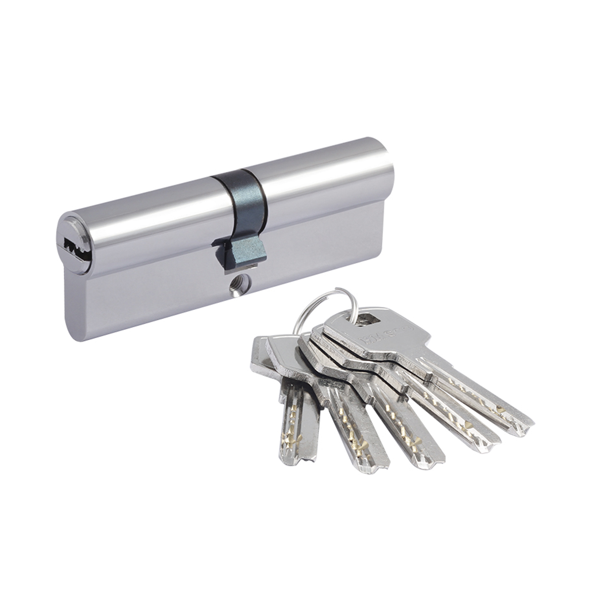 Цилиндров. механизм есо-std z лп-90 (45-45) (ключ/ключ) хром (1/10/80) "нора-м"