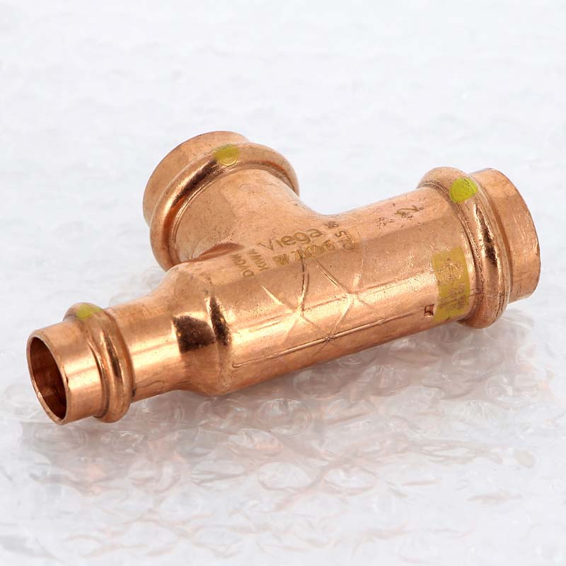 Тройник пресс медь Profipress G VIEGA 22 х 22 х 15