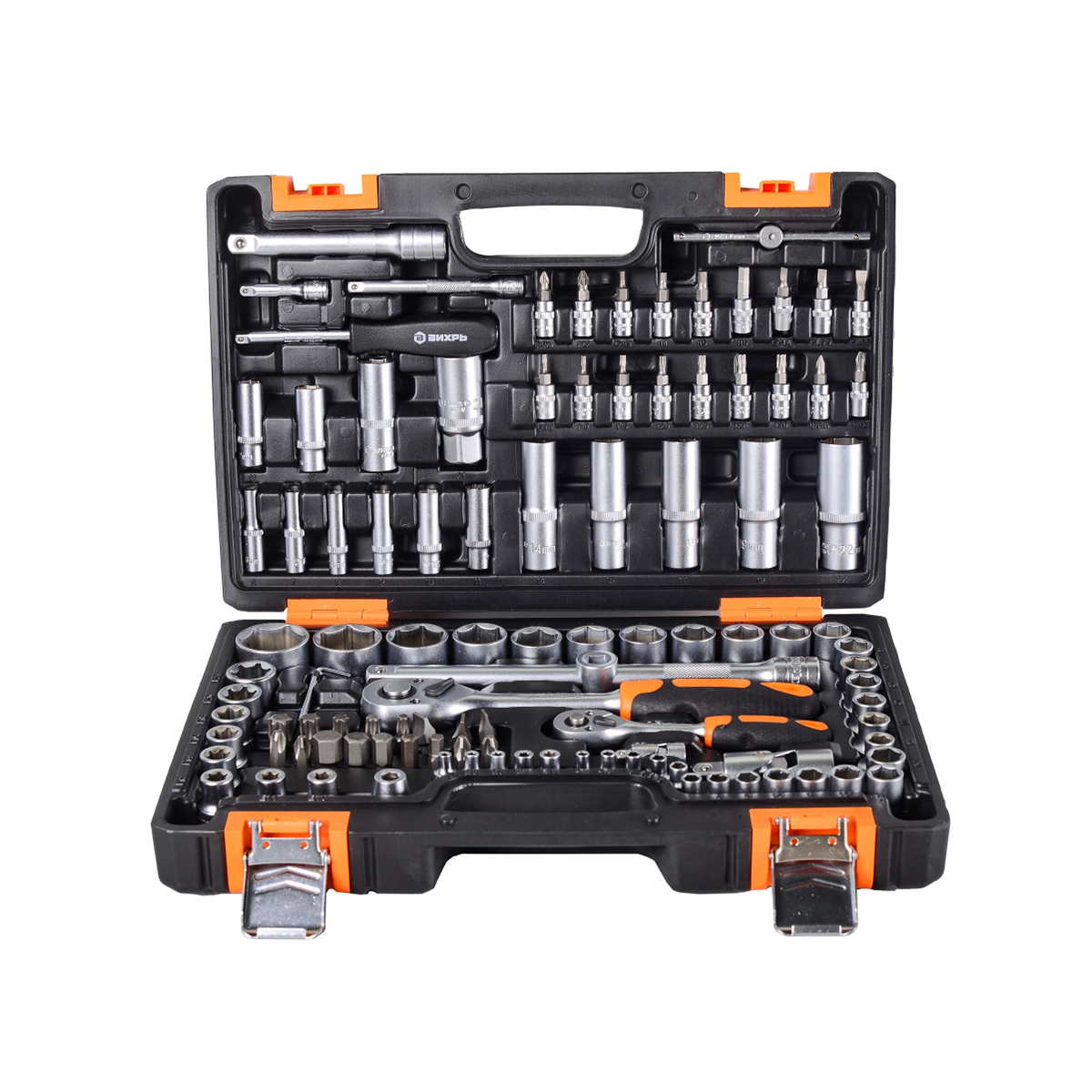 Набор инструментов для ремонта техники 108 предметов (кейс) (1) "вихрь"