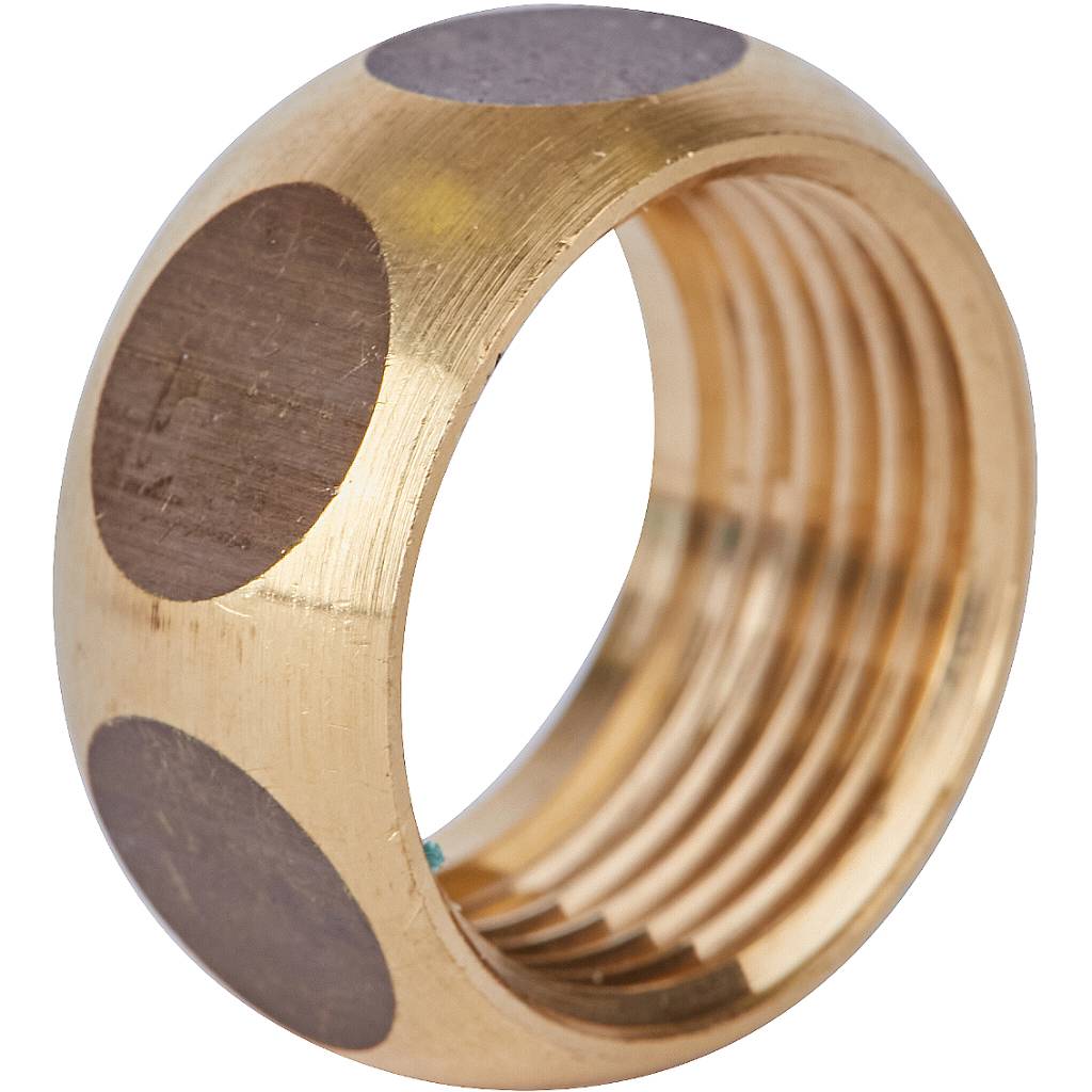 Муфта (американка) 18x3/4" (ВР) с накидной гайкой под пайку SANHA бронзовая 143591834