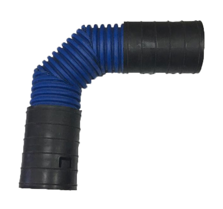 Угольник 90 градусов для дренажных труб 63 мм