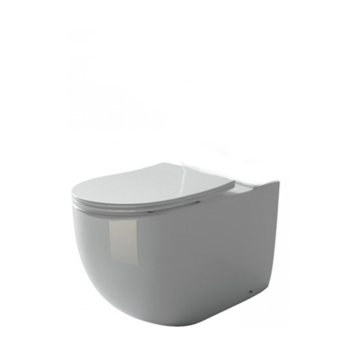 Унитаз напольный "metropol rimless" (чаша) белый "ceramica nova" cn4001-b