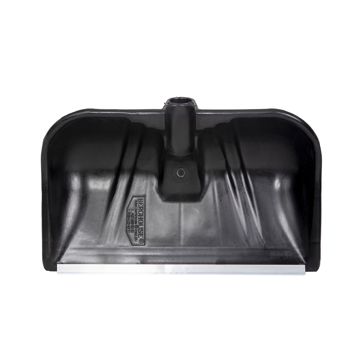 Лопата снег. пласт. № 5 (ковш)  450 х 290 мм алюм. пластина (1/5) "berchouse"