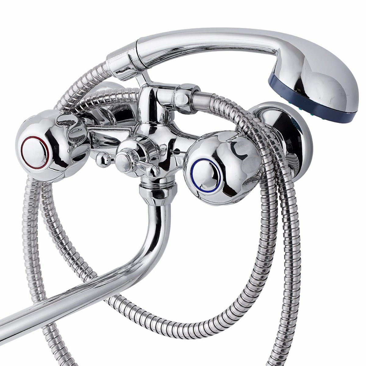 Смеситель для ванн "tsarsberg" tsb-111-30 длинный излив, двухвентильный (1/10) "профсан"