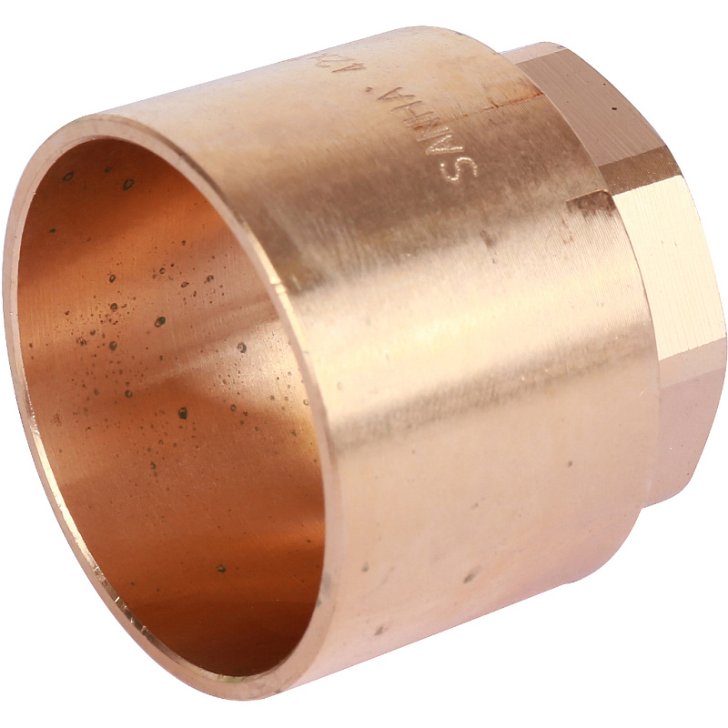 Муфта 42х1" переходная (ВР) под пайку с внутренней резьбой SANHA бронзовая 14270421