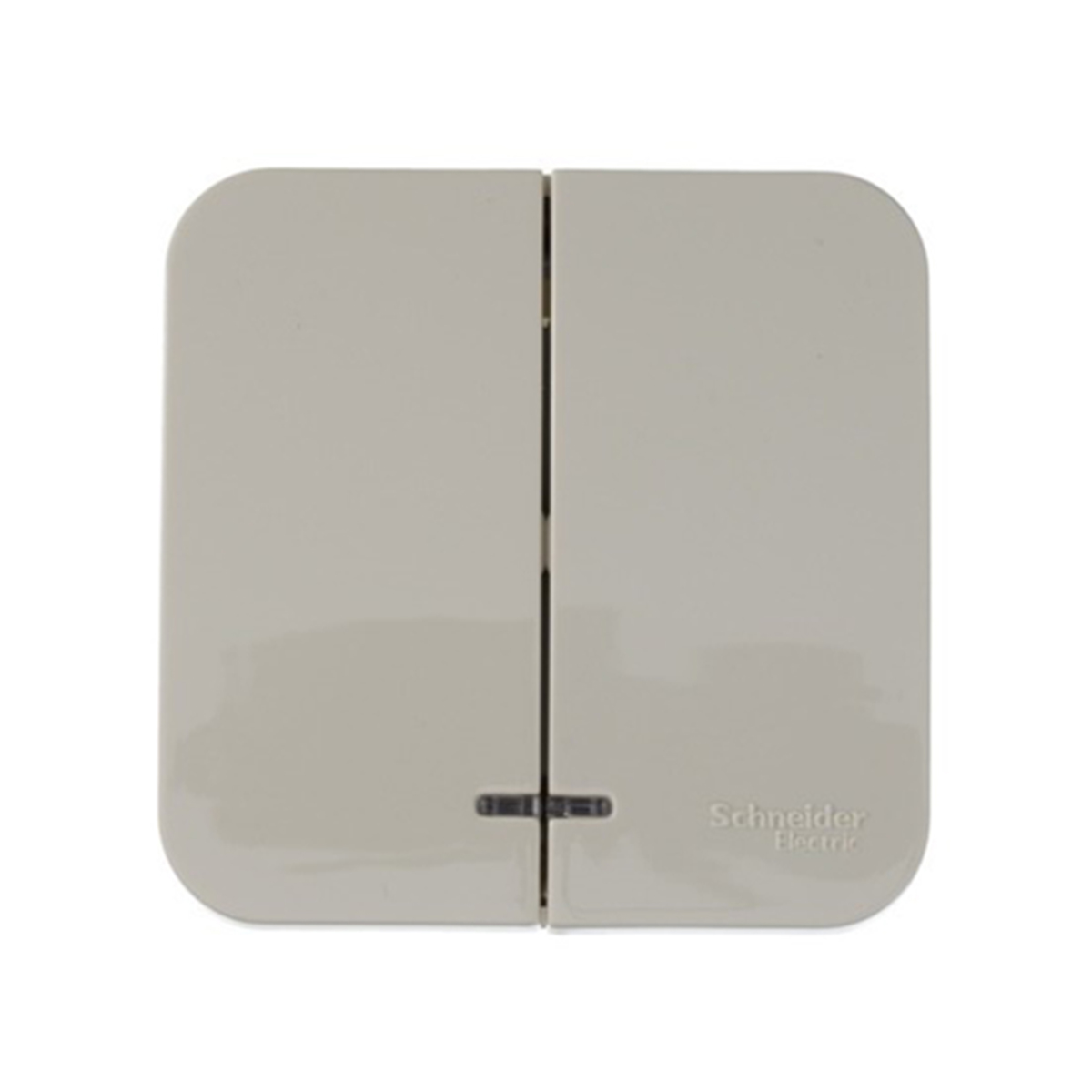 Выключатель открыт. уст. "blanca" 2-х кл. с индикатором 10а, бежевый (1/15/30) "schneider"