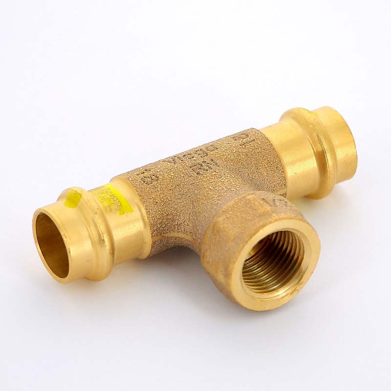 Тройник пресс-В бронза Profipress G VIEGA 12x1/2"x12