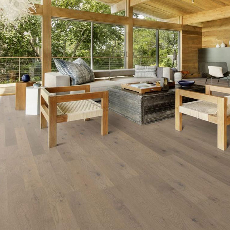 Паркетная доска Kahrs Spirit Unity Дуб Скала матовый брашированный серый однополосный SPIRIT OAK ROCK 1S