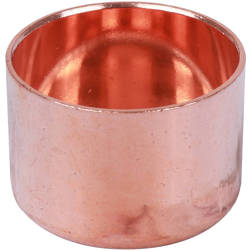 Медная заглушка 42 мм на трубу под пайку SANHA 1530142