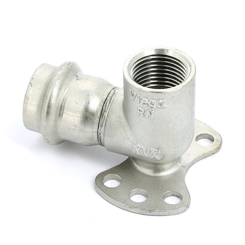 Водорозетка пресс 22х1/2' нержавеющая сталь Sanpress Inox VIEGA