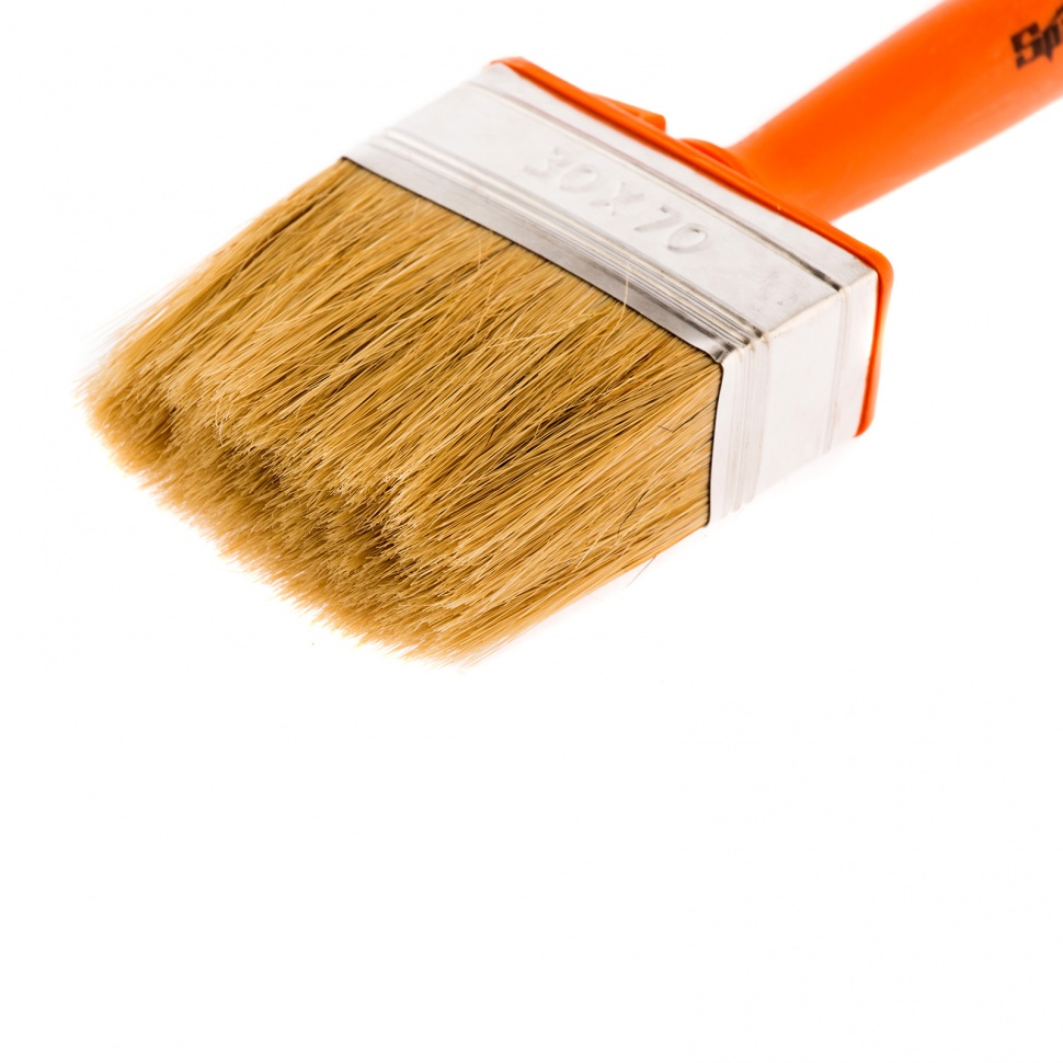 Кисть-ракля, 30 х 70 мм, натуральная щетина, пластмассовый корпус, пластмассовая ручка Sparta (841015)