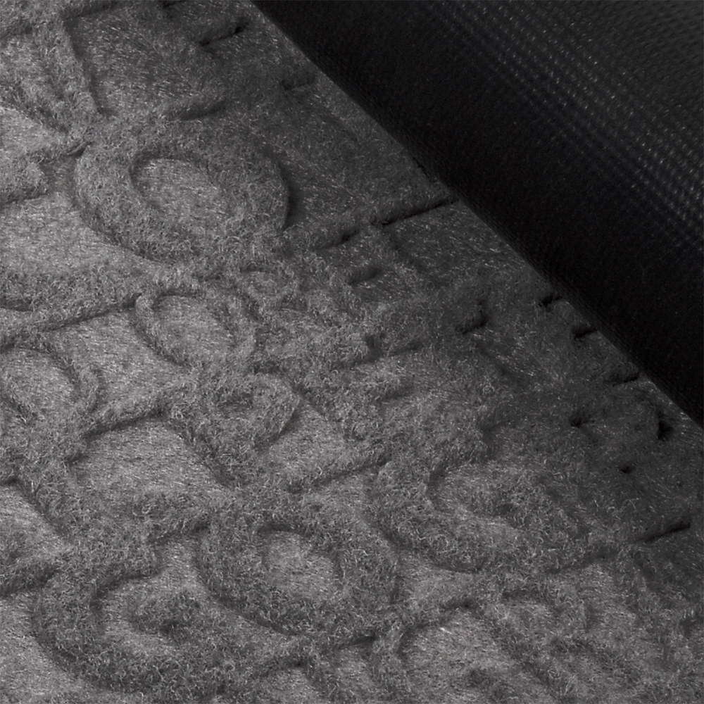 Коврик придверный "city" 40*60 см, серый (1/20) "vortex" 22390