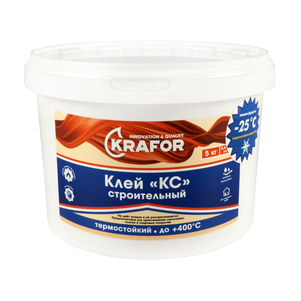 Клей универсальный кс  5 кг (1) "krafor"