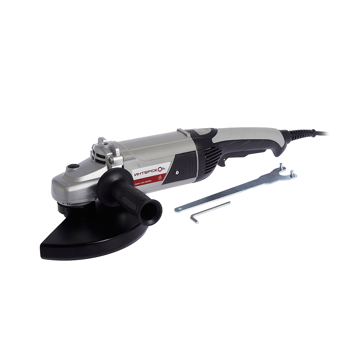 Угловая шлифмашина ушм-230/2000м (1/4) "интерскол" 626.1.1.00
