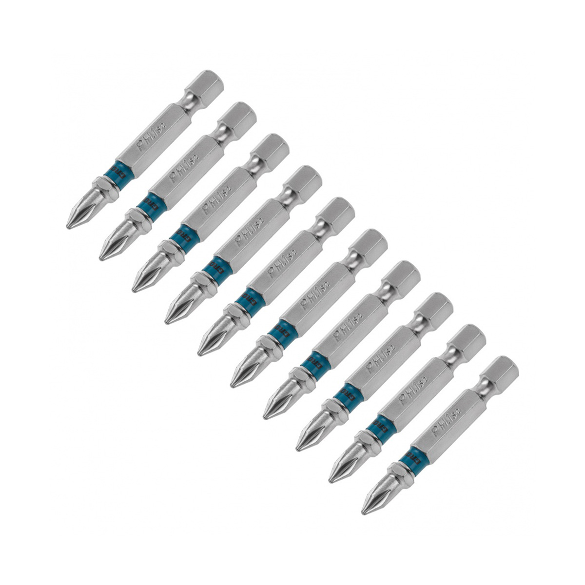 Биты ph №1  50 мм (набор 10 шт.) (1/60) "gross"