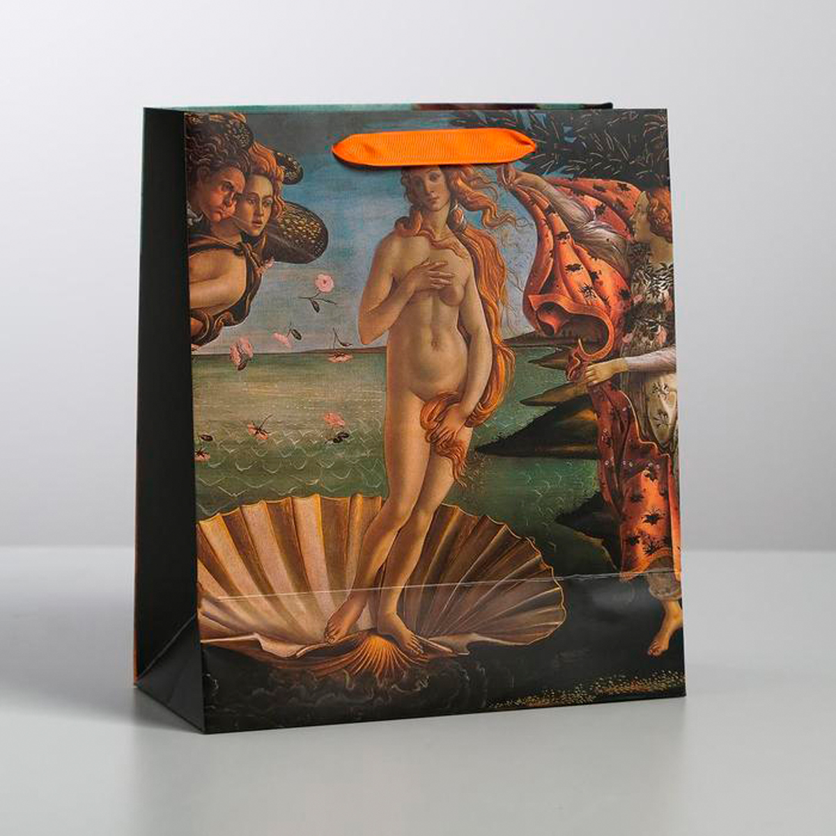 Пакет подарочный ламинир. "изящно" 23*27*11,5 см (1/6/240) "дарите счастье" 4725222