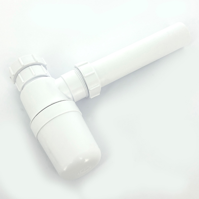 Сифон McALPINE бутылочный 1 1/2" х 32 мм с выпуском 70 мм нерж. реш., пробкой, выход 40 мм, компрес.