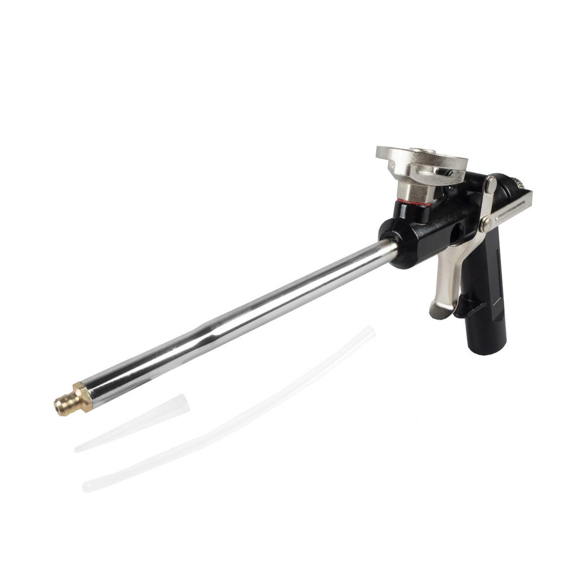 Пистолет для монтажной пены (1/20) цельнометалл. корпус "кедр"  015-0033