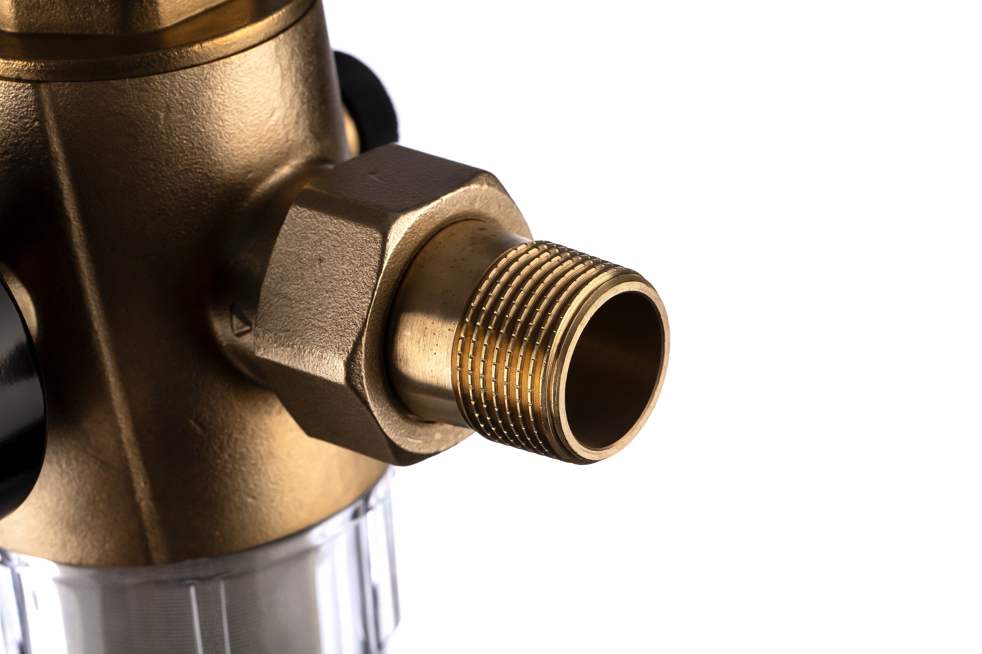 Фильтр магистральный промывной Гейзер Бастион 3/4 для ХВС с манометром