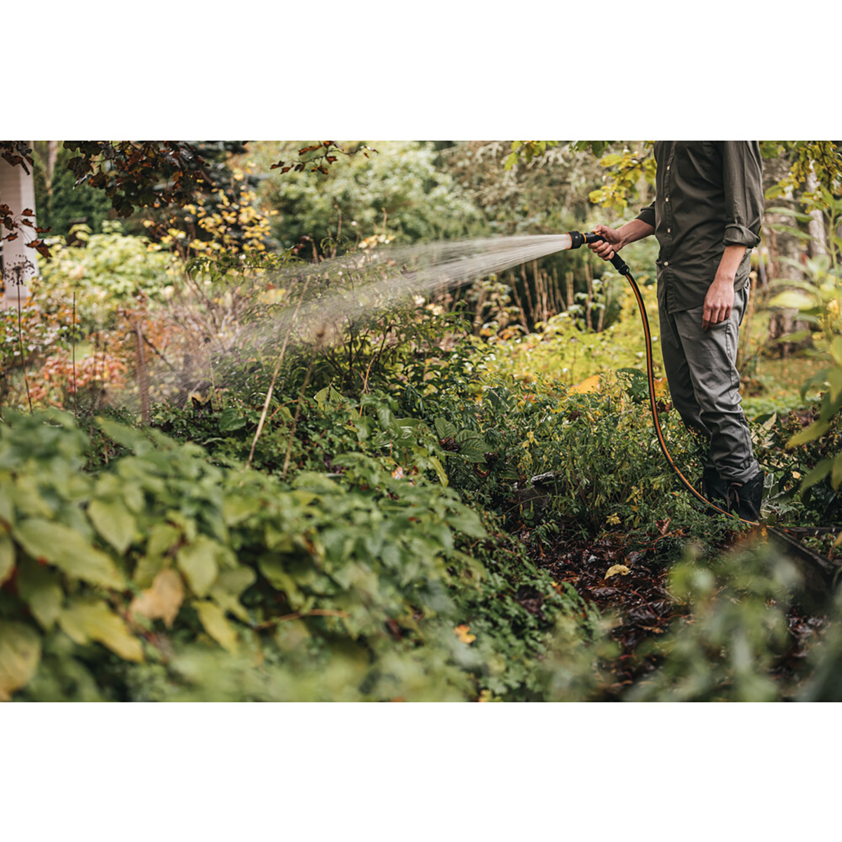 Пистолет-распылитель регулируемый 3 режима "fibercomp" (1/5) "fiskars" 1054782