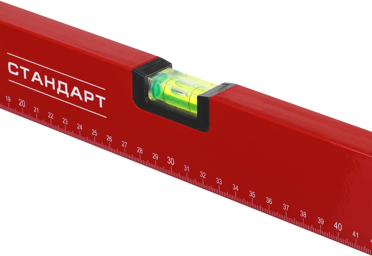 Уровень ЗУБР ″СТАНДАРТ″ коробчатый, 2 противоударные ампулы, 80см