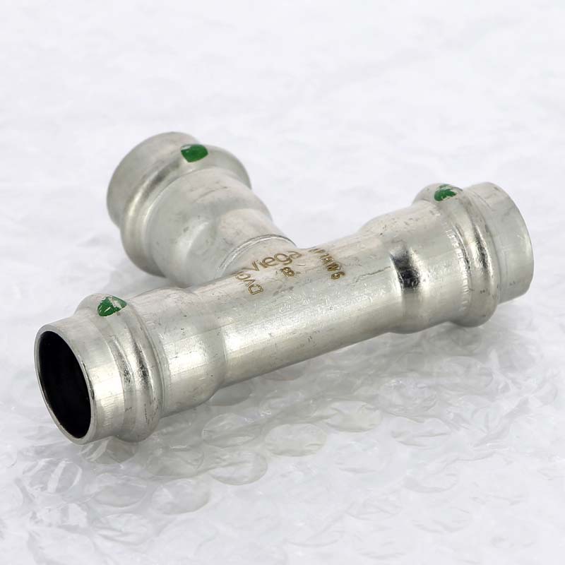 Тройник пресс 18 нержавеющая сталь Sanpress Inox VIEGA