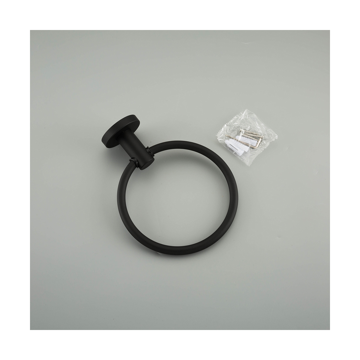 Полотенцедержатель-кольцо f30204, черный (1/20/40) "frap"