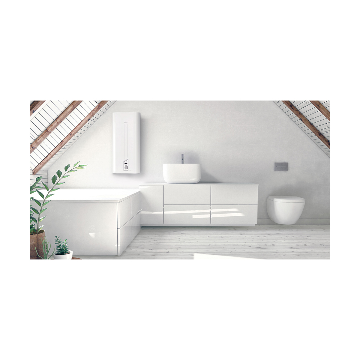 Водонагреватель накопительный bwh/s 50 smart wi-fi 50 л (1) "ballu"