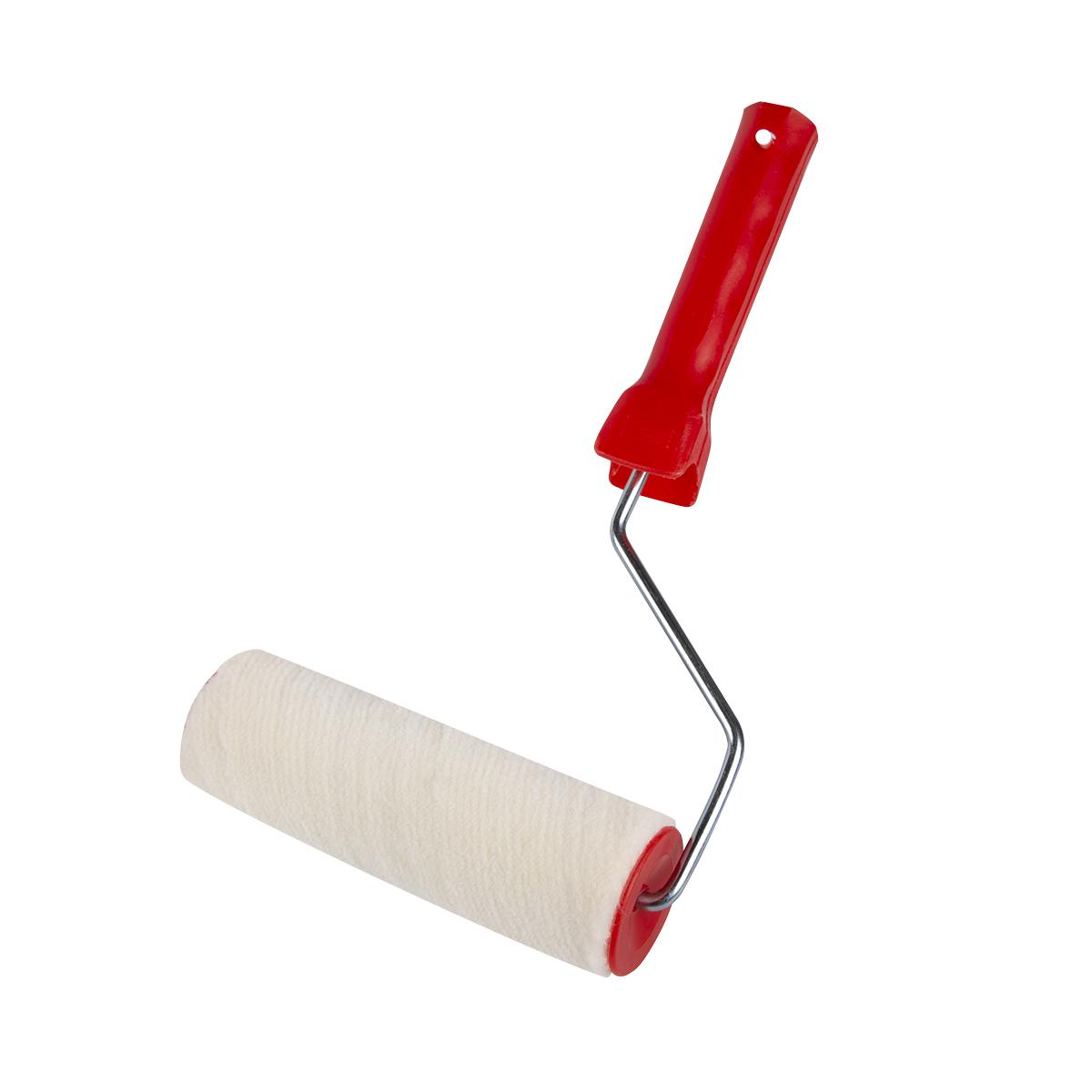 Валик велюр для лака d48/150 мм (ворс 4 мм) бюгель 6 мм (в сборе) (1/48) "кедр"  043-4814