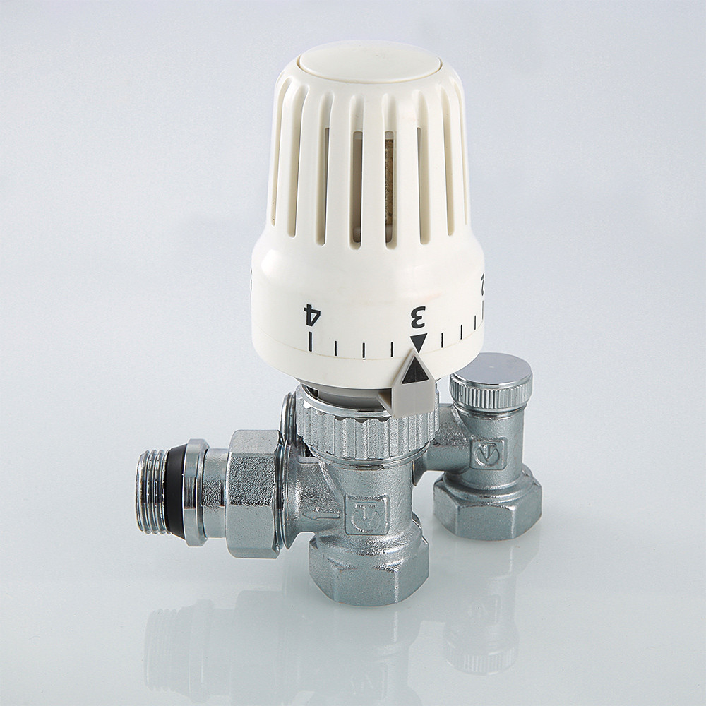 Комплект терморегулирующего оборудования ВН 1/2" для радиатора угловой VALTEC