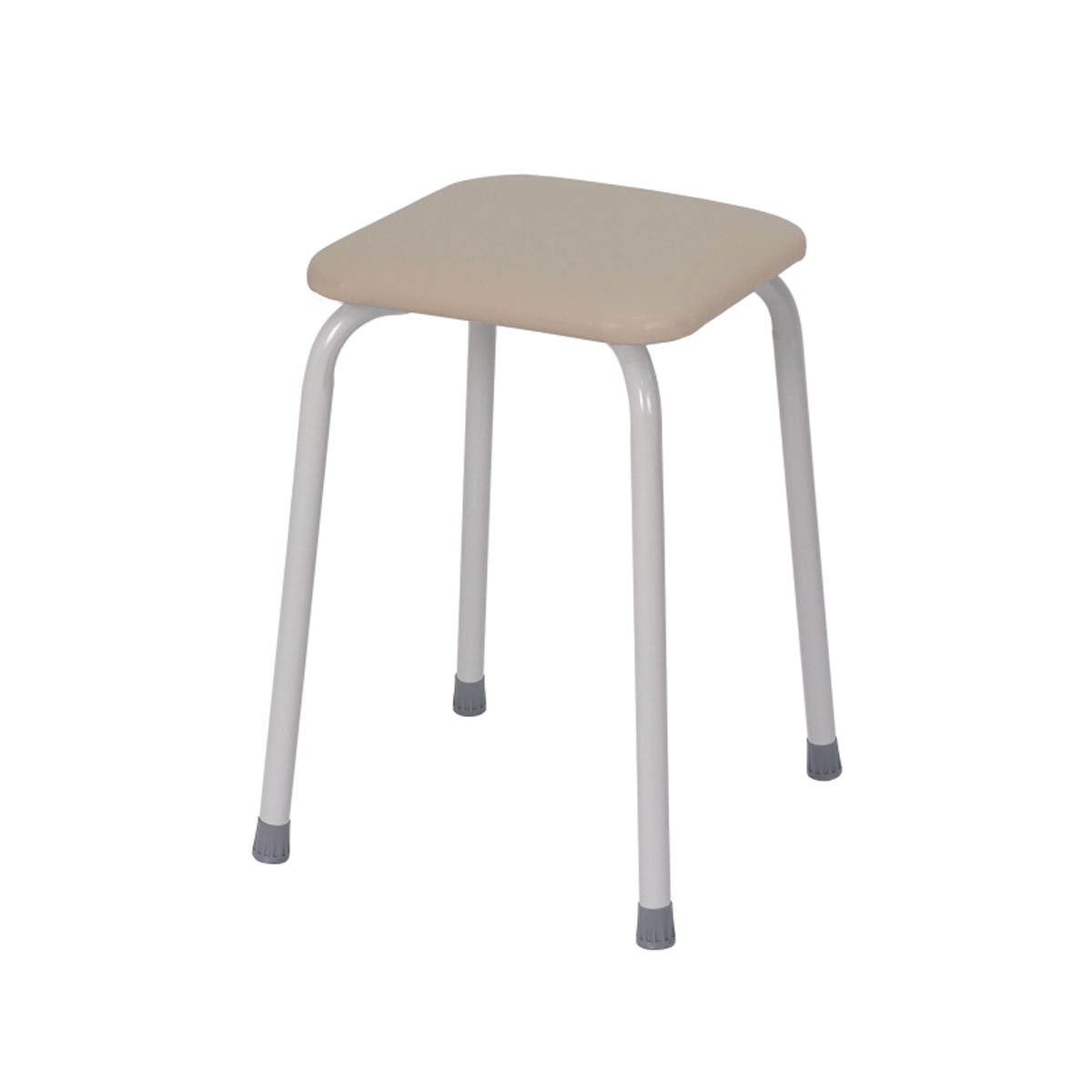 Табурет "пенек крепкий" квадратное сиденье 30 см (1/4) ваниль  т 269