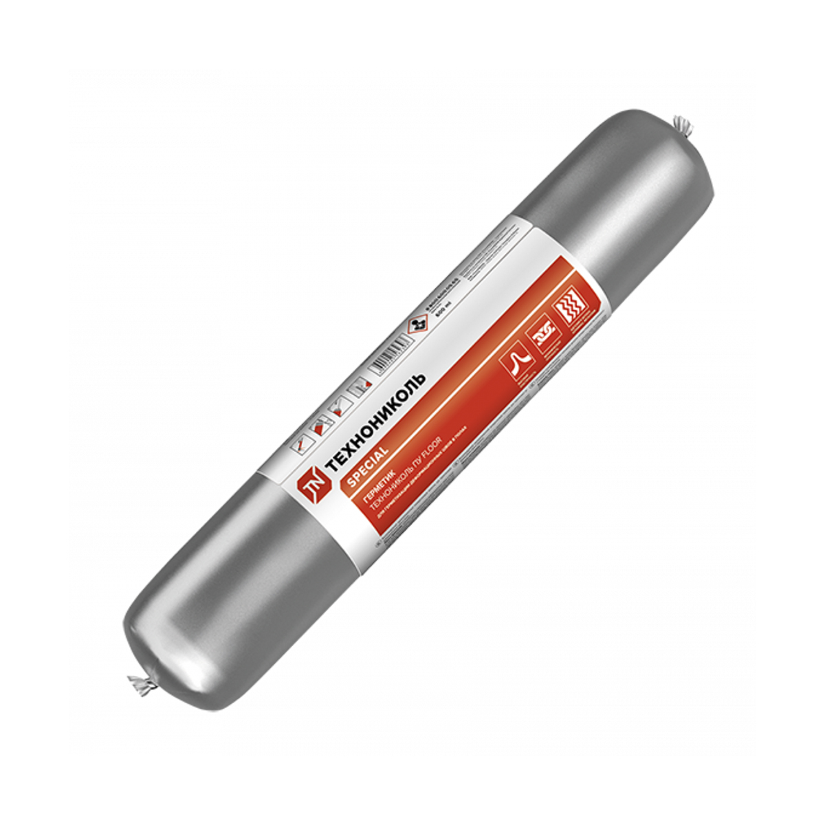 Герметик полиуретановый "floor" 600 мл серый "технониколь" (12)