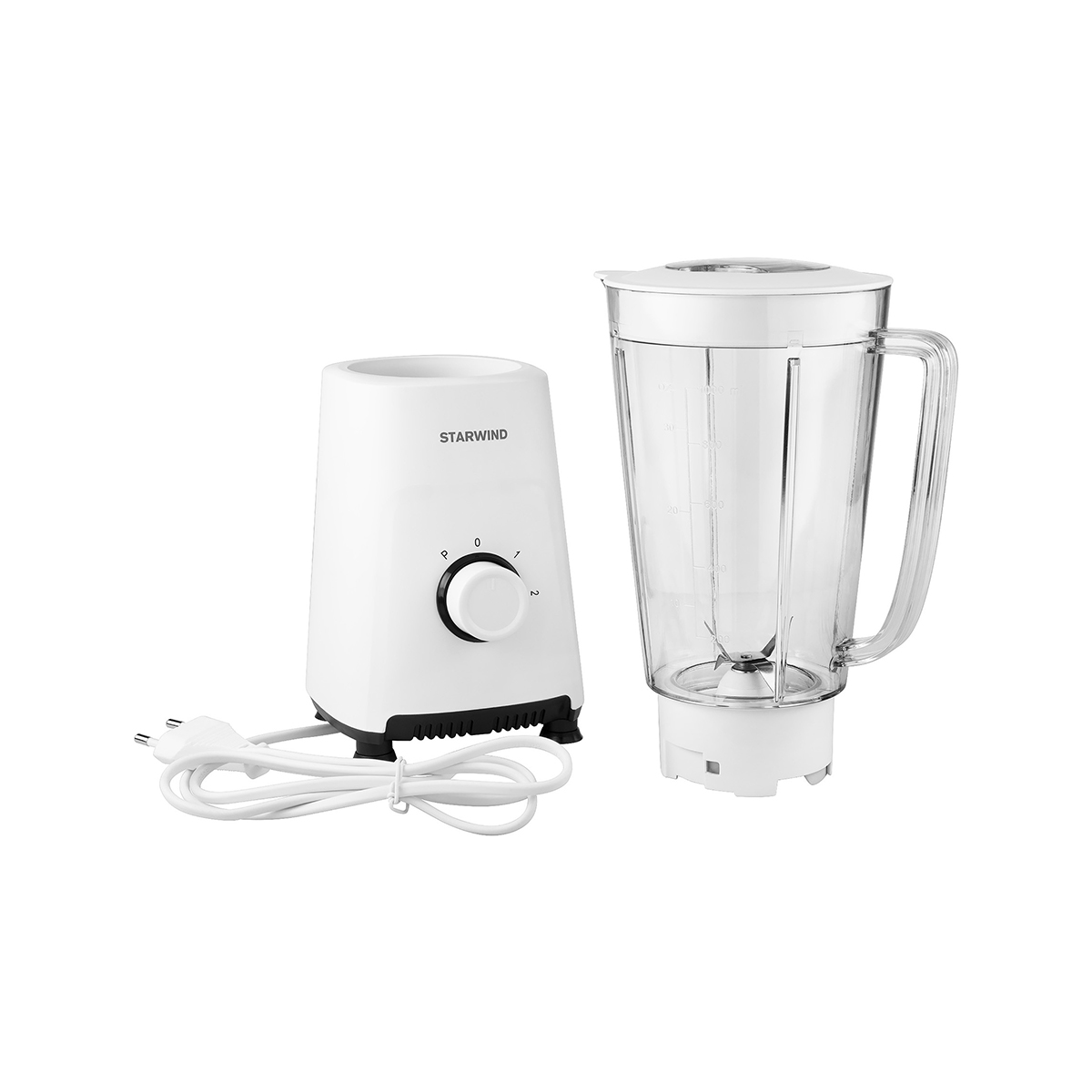 Блендер sbp3415 с чашей 1 л, 500 вт, 2 скорости (1/4) "starwind"