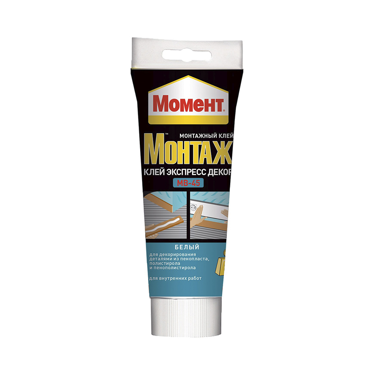Клей момент монтаж экспресс декор мв-45  250 г (1/12)  хенкель