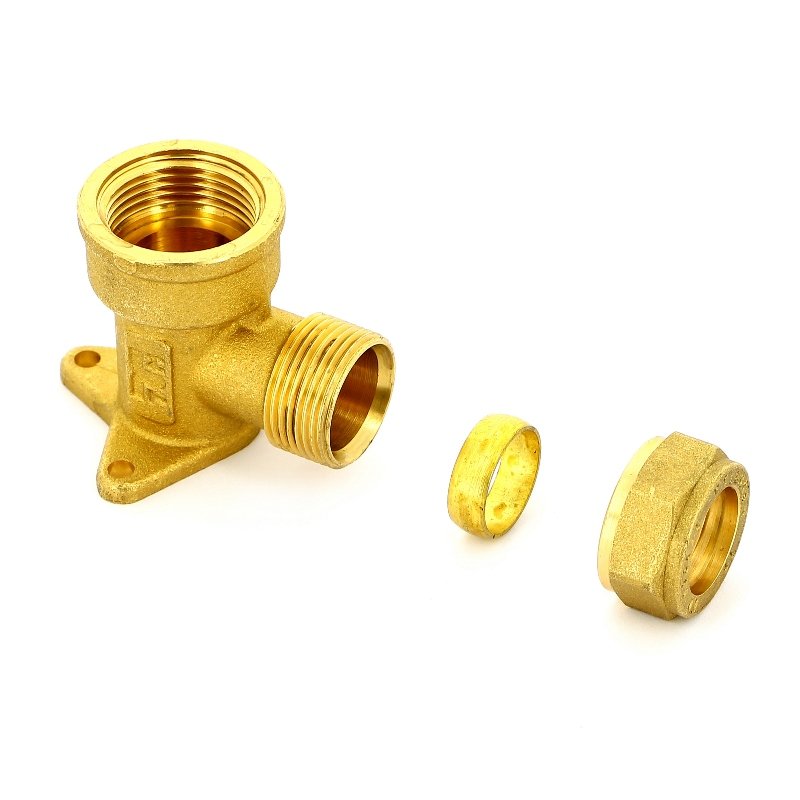 Водорозетка обжим-В 10 х 1/2" TIEMME