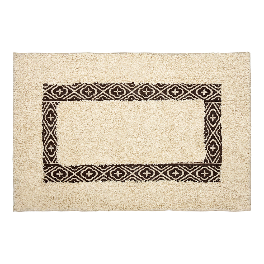 Коврик "орнамент" 50*80 см, х/б (1/30) "vortex" 20201