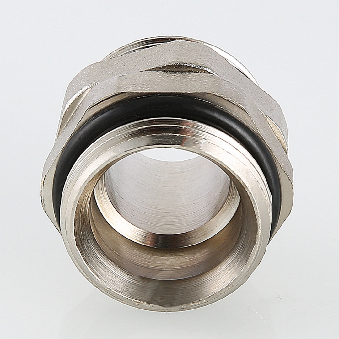 Сдвоенный ниппель (НР) 1"1/4 x 1"1/4 латунь VALTEC (VT.0606.0.07)