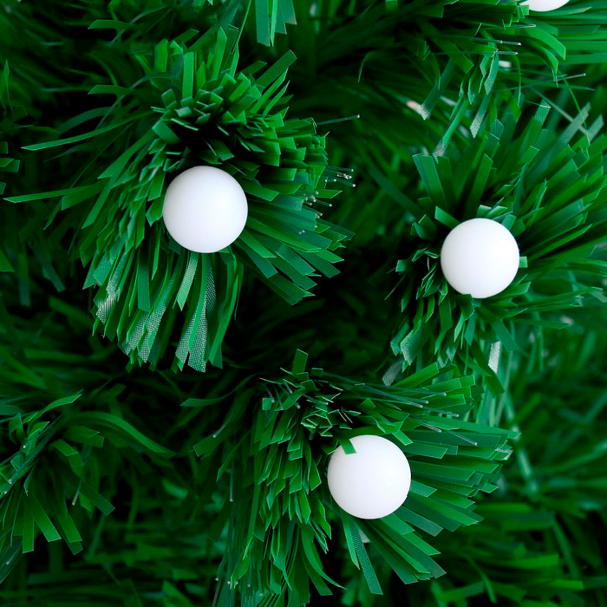 Ель декор. фиброоптич. t821v12-90  90 см, 79 веток (зеленая) "зимнее волшебство" 1108628