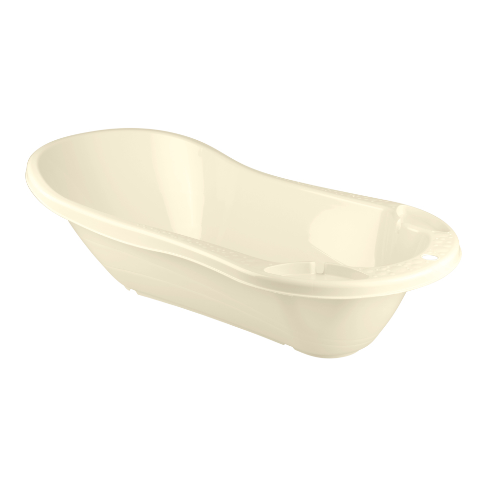 Ванночка детская с клапаном для слива 46 л (бежевый) (1/5) "бытпласт"