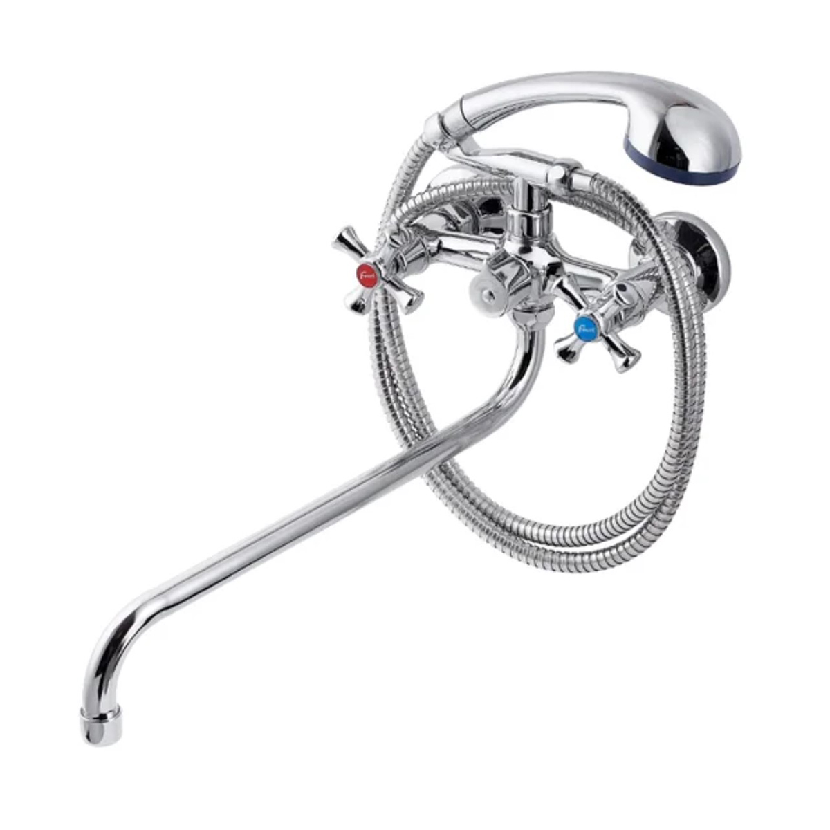 Смеситель для ванн fz 511-a07 длинный излив (1/10) "fauzt"