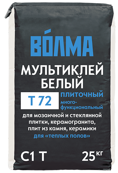 Плиточный Белый клей Волма Мультиклей 25кг